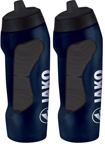 JAKO - Gourde Haut De Gamme, Mixte, Marin, (Lot de 2)