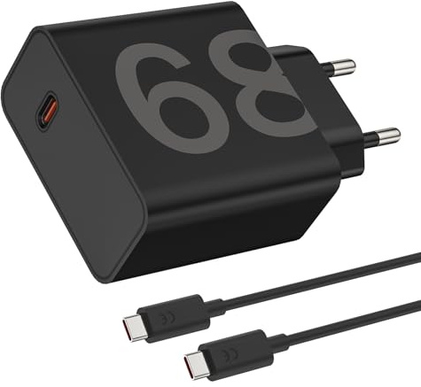 68W USB C Ladegerät Ladekabel für Motorola Edge 70, 60 Neo, 60 Pro, 50 Ultra, 50 Pro, 40 Neo, 40 Pro, 30 Pro, Moto g06 Power, g86, g85, razr 60 50 Ultra, Schnellladegerät Netzteil