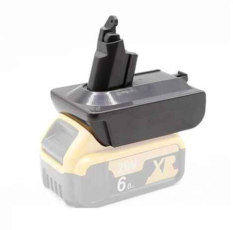 Adaptateur, Compatible for Dewalt, Convertisseur De Batterie Au Lithium 18V,20V vers, Compatible for Dyson, Outil D'aspirateur Série V6 DC58 Remplacer