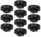 SPARES2GO Hob Burner Pan Support Rubber Buffer Feet for Smeg Oven Cooker (Pack of 10) - Fitment List C