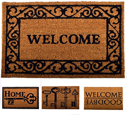 Coir mat 100 % coir doormat door mat door mat goodbye welcome