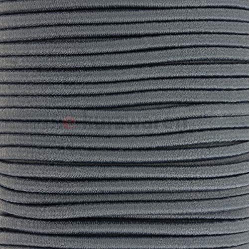 e-kurzwaren 5m Gummikordel 1mm / 2mm / 2,5mm / 3mm / 4mm / 5mm Hutgummi hochwertig Rundgummi Gummischnur elastisch Handwerk 32 Farben