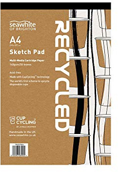 Seawhite CupCycling™ Cartridge Paper Pad A4 (29.7 x 21cm)
