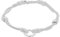 Tuscany Silver Damen-Armband aus Sterlingsilber, doppelte Schlangenkette, 19 cm, 19 cm, Sterling-Silber