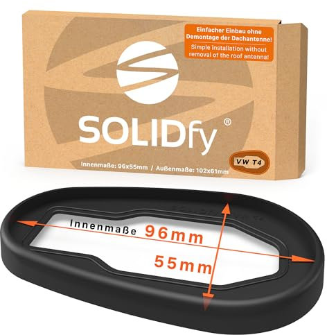 SOLIDfy® - Dichtung Dachantenne für VW T4 | Einbau ohne den Antennenfuß auszubauen