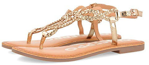 Gioseppo Femme Sandales Bout Ouvert, Or (Oro Oro), 41 EU
