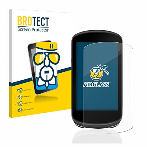 BROTECT Schutzglas für Garmin Edge 1030 Plus Schutzfolie Panzer Folie Glas Displayschutz Made in Germany [Kratzfest 9H, Anti-Fingerprint,Transparent]