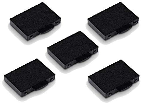 Trodat Ersatzkissen für Stempel 6/50A, Schwarz, 5 Stück