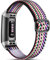 Dirrelo Stretchy Strap Compatible with Fitbit Charge 3 Band/Fitbit Charge 4 Belt, Soft Adjustable Elastic Replacement with Stylish Pattern, Nylon Woven Sport Band for Women and Men, Adjustable for