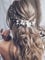 Vakkery Hochzeit Blume Haar Rebe Perle Stirnband Braut Blatt Kopfschmuck Braut Haarschmuck für Frauen Mädchen Brautjungfern (Roségold)