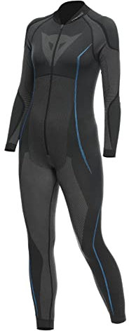 Dainese Damen Dry Suit Lady Baselayer-Set, Schwarz/Blau, L/XL