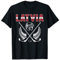 Lettland Eishockey-Fans Trikot – unterstützt Lettisches Hockeyteam T-Shirt