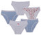DIM Mädchen - Les Pockets Slips aus Baumwolle x5 | Ultraweich & Bequem | Elastischer Bund | Farbige Motive Strawberries/Flieder/Lila/Lila/Violett 8 Jahre