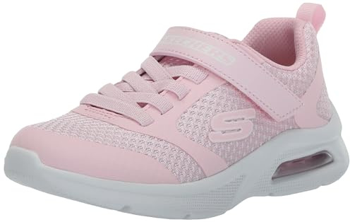 Skechers Microspec Max - Racer Gal 303543L-LTPK, Girl Sneakers,Sports Shoes, Pink, 30 EU