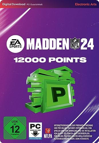 Madden NFL 24 12000 Madden Points PCWin | Download Code EA App | Deutsch | Standard | PC Code - Origin