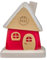 Holzwaren Egermann großes Räucherhaus aus Holz - Hübsches Rauchhaus in der Farbe: Rot - Maße: ca. 15 x 13 x 8 cm - Made in Germany