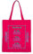 Mr. Gadgets Shopper Personalizzabile 100% cotone riutilizzabile-Con manici lunghezza 67cm -Dimenisoni 38x42 (FUCSIA)