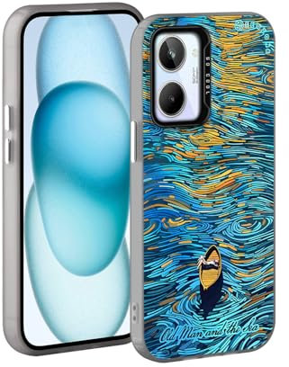 YUXING Funda para Realme 10 4G - Carcasa Teléfono Móvil Antichoque Delgada Patrón Artístico Fresco Bumper Slim Case Cover (Starry Sky)