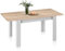 duehome Ausziehbarer Esstisch, rechteckig, Modell Danna, Finish in Arktis-Weiß und kanadischer Eiche, Maße: 140-190 cm (L) x 90 cm (B) x 78 cm (H)