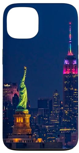 Hülle für iPhone 13 Handyhüllen im modischen Grafikdesign der Skyline von New York City
