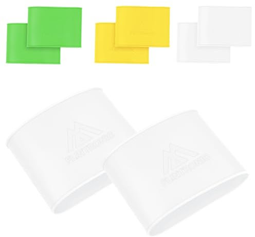 Flintronic Schienbeinschonerhalter, Anti-Slip Tape Premium Schienbeinschoner Band, Fussball Stutzenhalter, aus Hochwertigem Silikon, rutschfest & Abwaschbar, für Schienbeinschoner Fußball