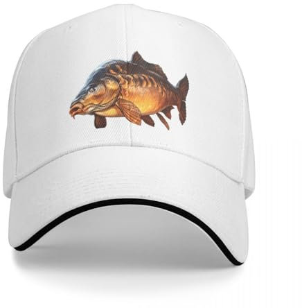 QFLLQLFF Basecap Spiegel Karpfen Baseball Cap Caps Sun Cap Herren Caps Damen Geschenk