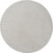 the carpet Elisa moderner Wohnzimmer Teppich, geometrisches Design, hohe Flordichte und angenehm weich, Grau, 120 cm Rund