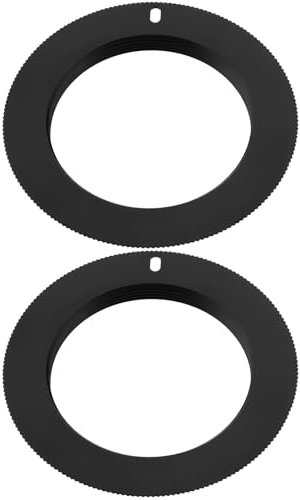 eMagTech 2pcs Lens Mount Adapter M42-AI Camera Lens Adapter Ring Compatible with NIKON F Mount Digital DSLR Camera Manual Focus Lens Adapter