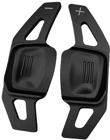 luolety Paddle del cambio del volante per VW 2018-2023, estensione in alluminio per VW Golf 8 MK8 Tiguan CC Tiguan L Touran L Teramont Phaeton C-Trek per volante auto (nero)