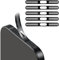Kinretixia 5er-Pack staubdichter Mesh-Aufkleber, passend für iPhone 16 Pro, integrierter Schutzlautsprecher und Ladeanschluss, staubdicht, USB-C Staubschutz