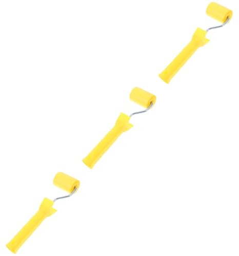 SHINEOFI 3pcs Roller Wallpaper Joint Tool Wall Seaming Roller Wallpaper Smoothing Tool Kit