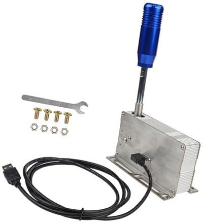 Palanca De Cambios Carreras USB Precisión Diseño Ergonómico Para Juegos Simuladores PC Disfrute Experiencia Cambio Marchas Realista Palanca Cambios Secuencial PC