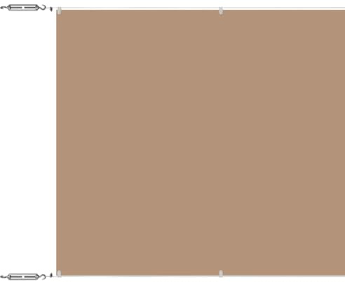 Yisssmeng Store vertical taupe 180 x 1000 cm Oxford résistant aux intempéries Protection UV Brise-vue Balcon Jardin Brise-vue Design moderne pour balcon, terrasse et jardin