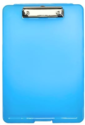 Janrax A4 Blue Clipboard Box File - Storage Filing Case