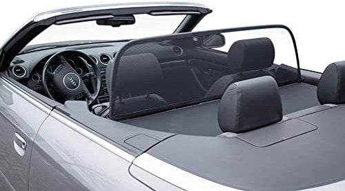 Aperta Windschott passend für Audi A4 (2002-2009) 100% Passgenau OEM Qualität Schwarz Windstop Windabweiser