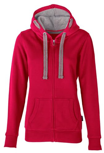 HRM Damen Jacket F hoodie, Himbeere, 5XL EU
