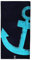 jilda-tex Strandtuch 90x180 cm Badetuch Strandlaken Handtuch 100% Baumwolle Velours Frottier Pflegeleicht (Nordic Blue)