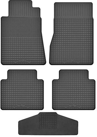 Fußmatten Vorne, Hinten + Tunnel für Mercedes E-Klasse W123 W124 1976-1997 Gummi Gumimatten