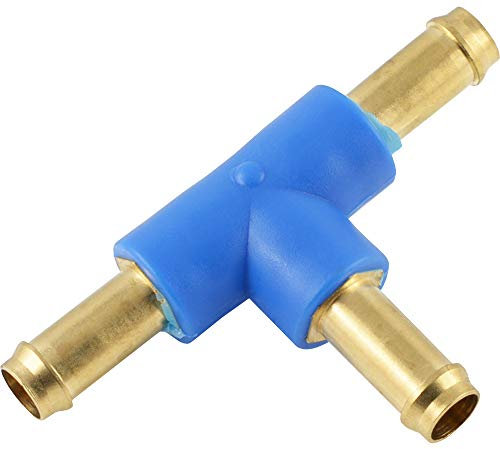Fittingteile - Mini T-Schlauchverbinder Verteiler für PVC-Pneumatikschläuche Steckverbinder (Ausführung: T-Verbinder - Schlauch Ø innen: 3 mm)