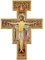 Gerffert Assisi Collection-San Damiano Kruzifix aus Holz mit Aufhänger, 30,5 x 40,6 cm