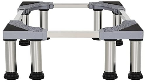 Kokorona Washing Machine Stand Mini Fridge Stand with 8 Strong Feet (23-27cm High), Adjustable Refrigerator Base Multi-Functional Washer Dryer Pedestals, Max Load 200KG