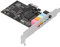 Audio-Capture-Karte, Vollduplex-PCI-E5.1 48K 6-Kanal-Surround-Soundkarte Weitreichende Kompatibilität Unterstützung der Rauschunterdrückung DLS-Mehrkanal-Soundchip für Den Desktop