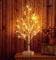 Hairui LED Lichterbaum 24 LEDs 45CM mit Timer Kleiner Künstlicher Weihnachtsbaum Birkenbaum für Party, Weihnachten, Ostern, Hochzeit, Heimdekoration
