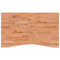 vidaXL Schreibtischplatte, Tischplatte mit 4 abgerundeten Ecken, Arbeitsplatte Platte für Schreibtisch Esstisch, Holzplatte Bürotischplatte, 100x(55-60) x1,5 cm Massivholz Buche