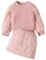 XTBFOOJ Erstlingsset Mädchen Simple Joys by neugeborenen mütze lama schlafsäcke Dino kostüm wollsocken Baby puppenhaus ab 2 Jahre Baby Hemd