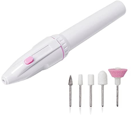 Taladros de uñas eléctricos, lima de uñas, máquina de manicura, pedicura, herramienta de pulido de bajo ruido, juego de uñas para eliminación de callos, juego de manicura eléctrica con luz