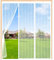 Magnetic Fly Screen Door White, 220(73/74/73) x210cm Magnetic Door Curtain for Keeping Out Flies for Double Doors, Magnets Door Net to Keep Bugs Out, for Patio Door, Sliding Door, French Door
