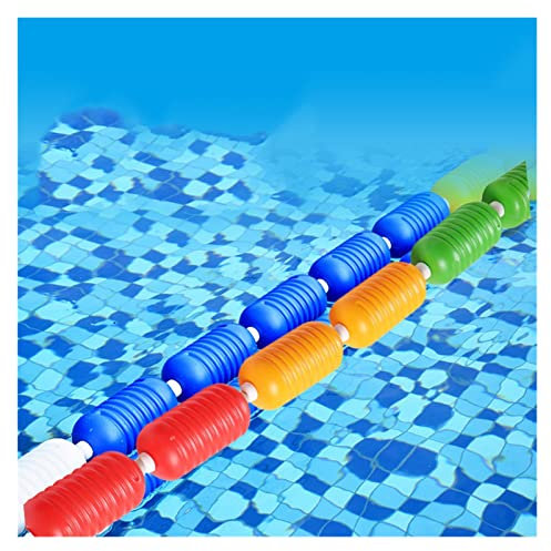 Sicherheits-Pool-Trennwand, 1-30 m, auffällige Schwimmbad-Schwimmerschnur mit Haken für Wettkampftraining, flache tiefe Wasserteiler
