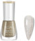 DMQ Glitter Nail Polish - Gold Glitter Gel Varnish, Quick Drying, Long Lasting, Chip Resistant Holographic - DIY Nail Art Manicure at Home, No Baking, 8ML