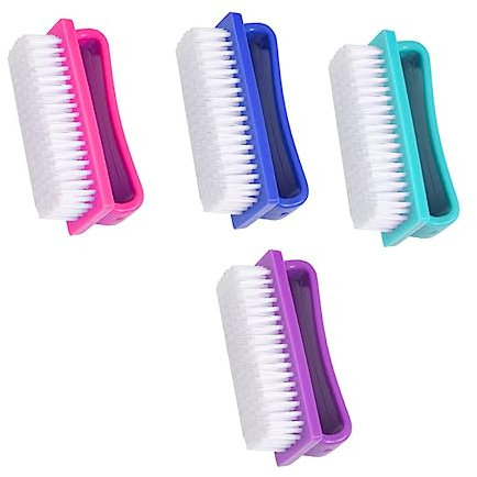 HAPINARY 8pcs Gadgets for Women Fingernail Nail Dust Cleaning Nail Cleaners Gel Remover Polish Easy to Use Random Color